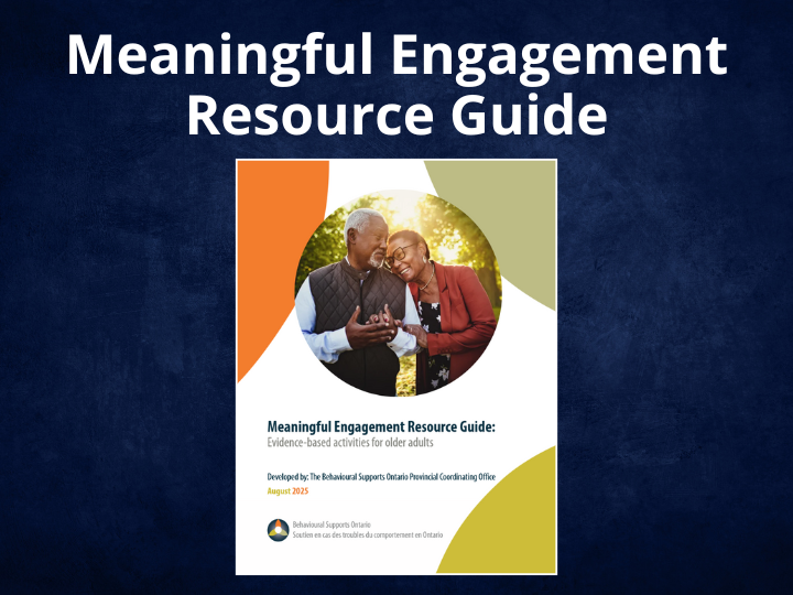 Meaningful Engagement Resource Guide: Evidence-based activities for older adults